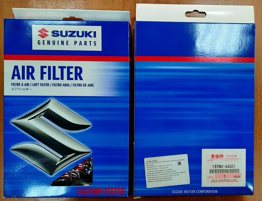 Воздушный фильтр SUZUKI GSX-S 750 '17-20 (OEM Part № 13780-44G01-000)